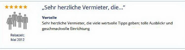 Sehr herzliche Vermieter, die